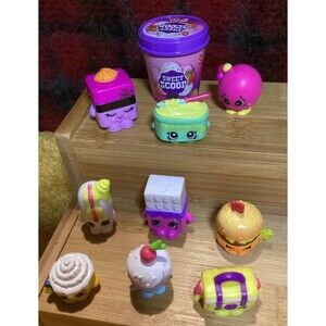 Shopkins Season One 1 Lot Of 10 Figures Actual Pieces In Photos Moose Toys